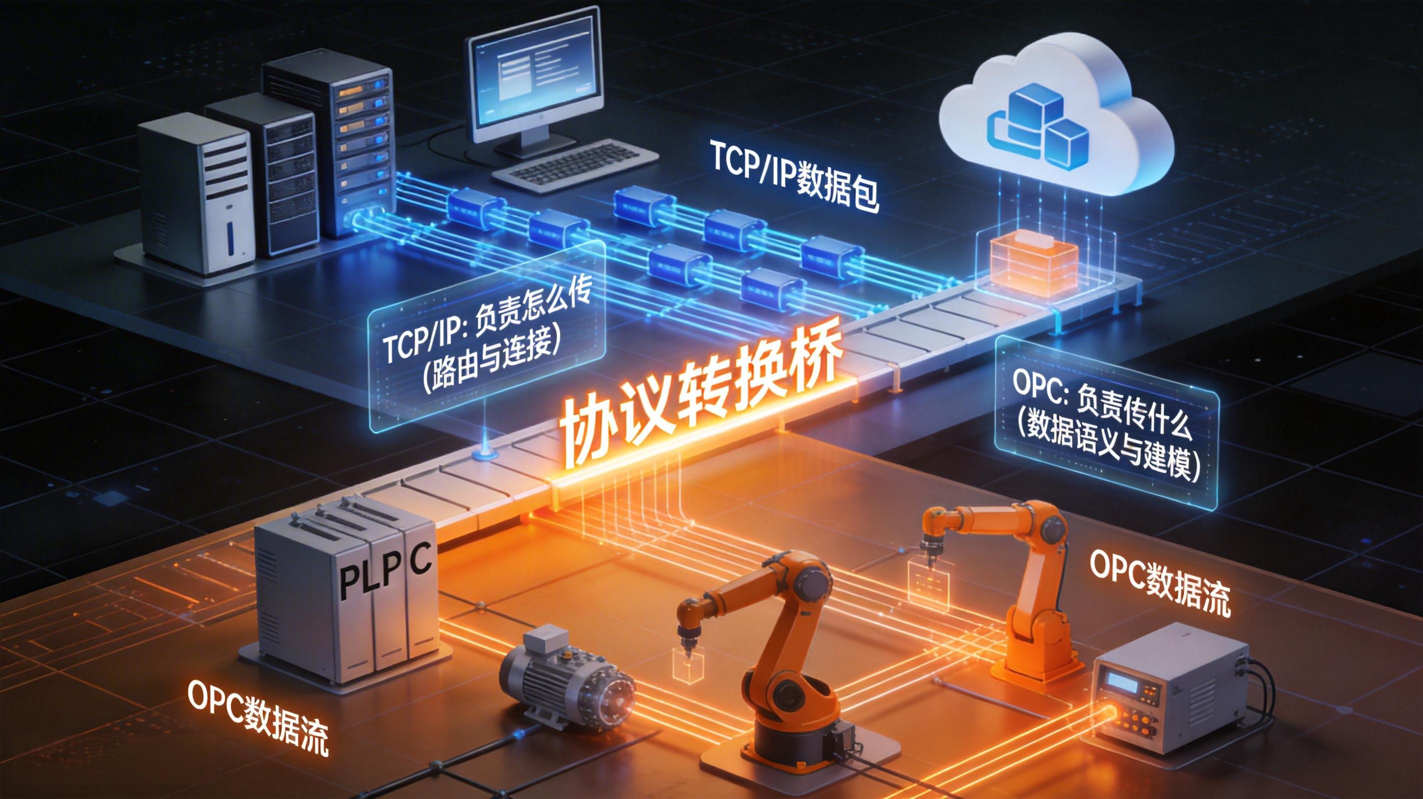 TCP/IP與OPC協議：從基礎通信到智能制造的橋梁